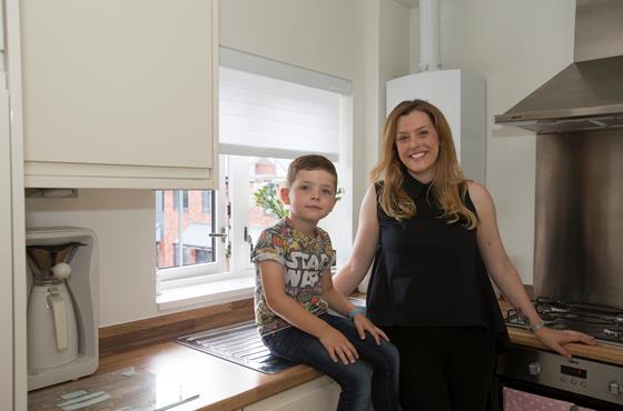 Young family secures a stable future with shared ownership